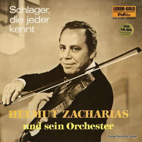 ZACHARIAS, HELMUT schlager, die jeder kennt GOL41009
