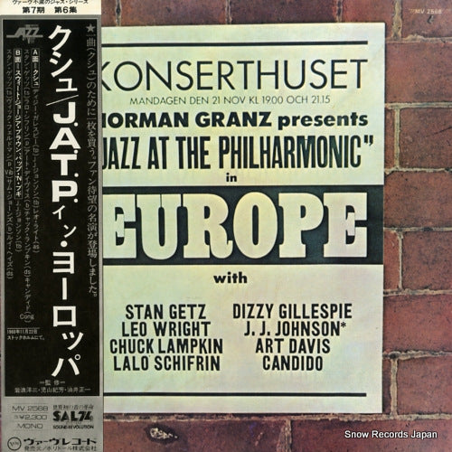 JAZZ AT THE PHILHARMONIC norman granz presents jazz at the philharmonic in europe MV2568