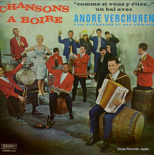 VERCHUREN, ANDRE chansons a boire 30CV1293