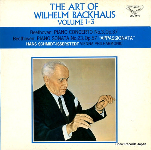 BACKHAUS, WILHELM beethoven; piano concerto no.3, op.37 SLC1619
