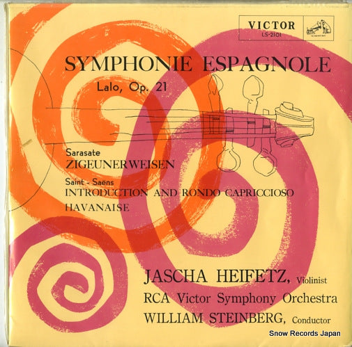 HEIFETZ, JASCHA symphonie espagnole lalo op.21 LS-2101