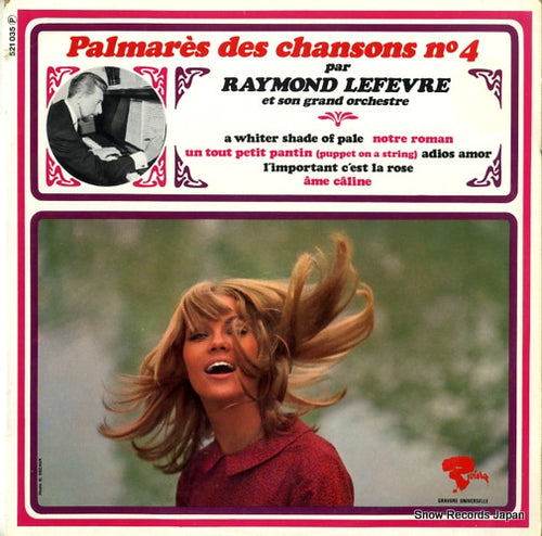 LEFEVRE, RAYMOND palmares des chansons n4 521035