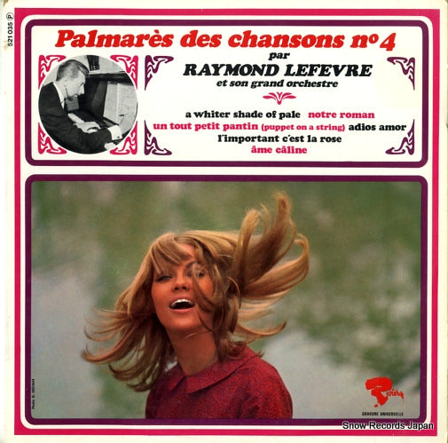LEFEVRE, RAYMOND palmares des chansons n4 521035