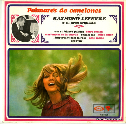 LEFEVRE, RAYMOND palmares de canciones S-26006