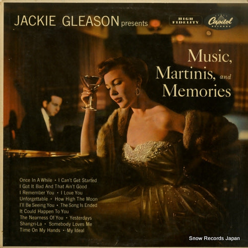 GLEASON, JACKIE music, martinis, and memories W509