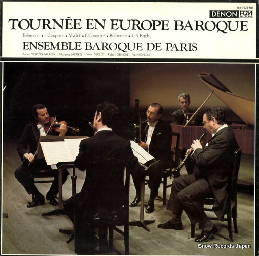 ENSEMBLE BAROQUE DE PARIS tournee en europe baroque OX-7026-ND