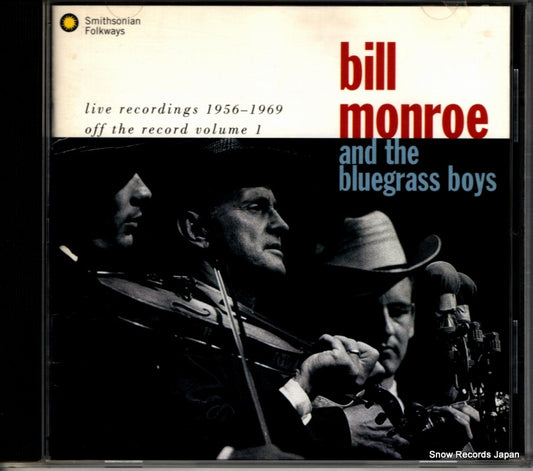 MONROE, BILL, AND HIS BLUE GRASS BOYS live recordings 1956-1969 AM-28029G / SFCD40063
