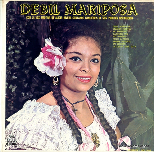 RIVERA, ALICIA debil mariposa DCL1028