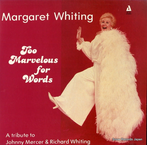 WHITING, MARGARET too marvelous for worlds AP152