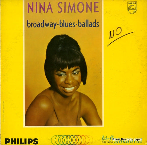 SIMONE, NINA broadway, blues, ballads PHM200-148