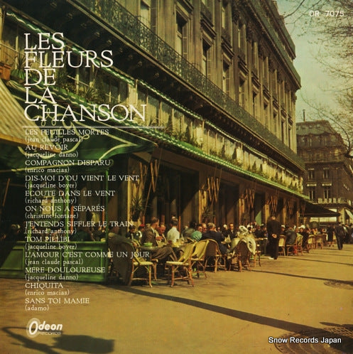V/A les fleurs de la chanson OR7075