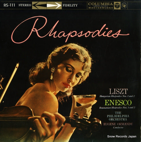 ORMANDY, EUGENE rhapsodies RS-111