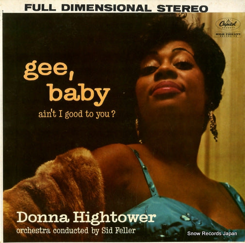 HIGHTOWER, DONNA gee, baby ain't i good to you? ST1273