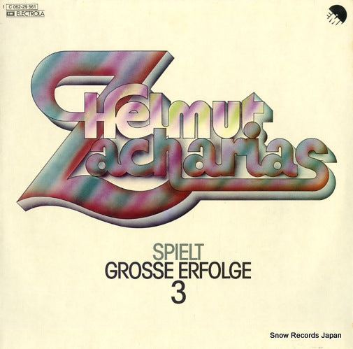 ZACHARIAS, HELMUT spielt grosse erfolge 3 1C062-29561