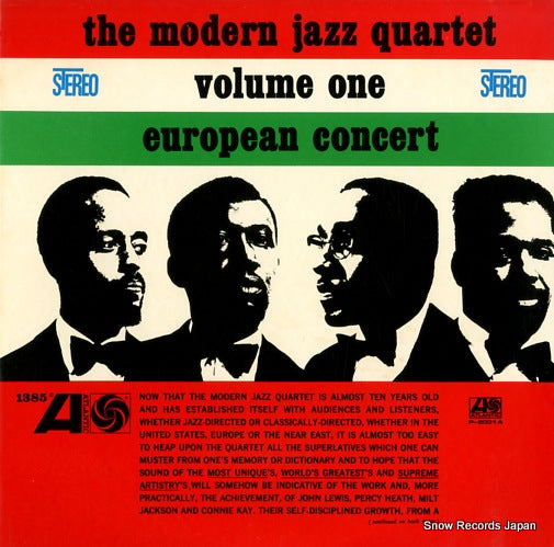 MODERN JAZZ QUARTET, THE european concert volume one P-6031A