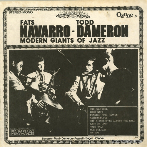 NAVARRO, FATS, AND TODD DAMERON modern giants of jazz OZONE5