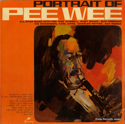 RUSSELL, PEE WEE portrait of pee wee SOC1013