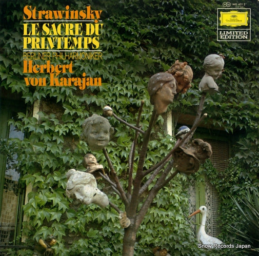 KARAJAN, HERBERT VON strawinsky; le sacre du printemps MG4013