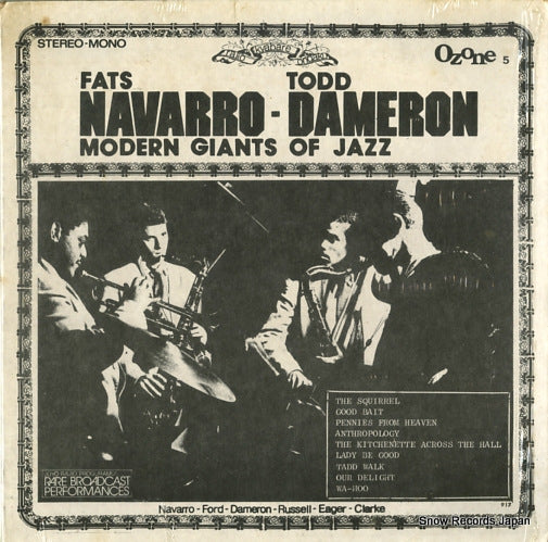 NAVARRO, FATS / TODD DAMERON modern giants of jazz OZONE917