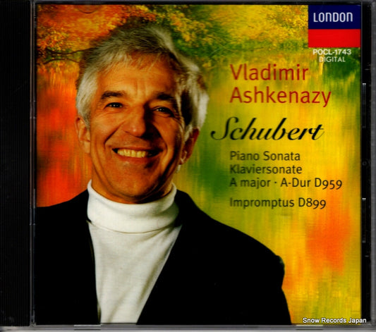 ASHKENAZY, VLADIMIR schubert; piano sonata POCL-1743