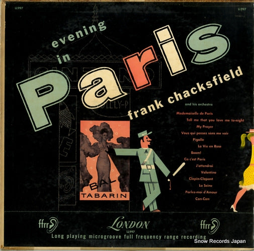 CHACKSFIELD, FRANK evening in paris LL997