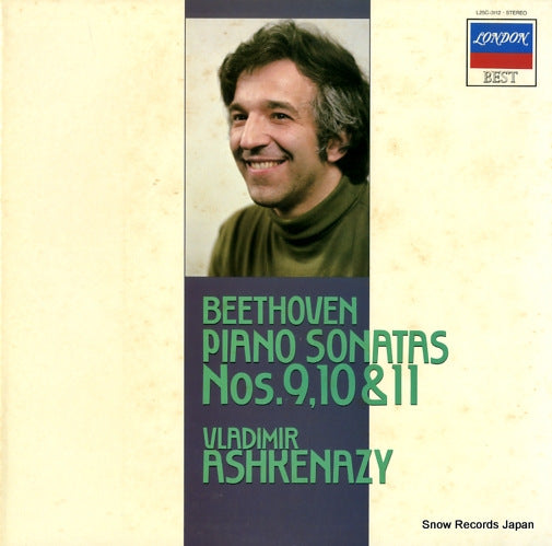 ASHKENAZY, VLADIMIR beethoven; piano sonata nos. 9,10&11 L25C-3112