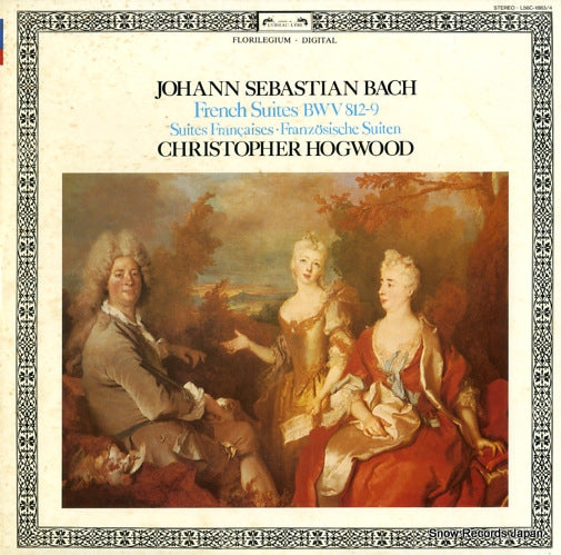 HOGWOOD, CHIRISTOPHER bach; french suites bwv 812-9 L56C-1883