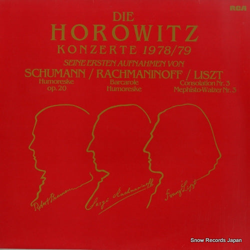 HOROWITZ, VLADIMIR die horowitz konzerte 1978/79 RL13433