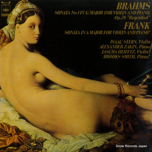 STERN, ISAAC brahms; violin sonata no.1 "regenlied" FCCA228