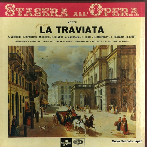 BELLEZZA, VINCENZO verdi; la traviata QSOX.34