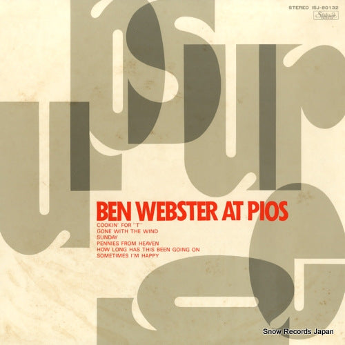 WEBSTER, BEN ben webster at pios ISJ-80132