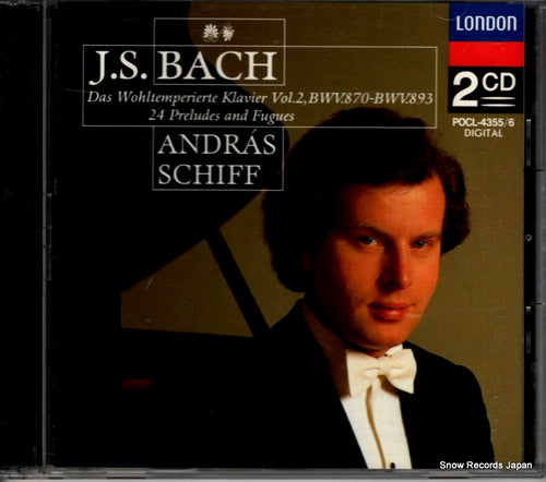 SCHIFF, ANDRAS bach; das wohltemperierte klavier vol.2 POCL-4355