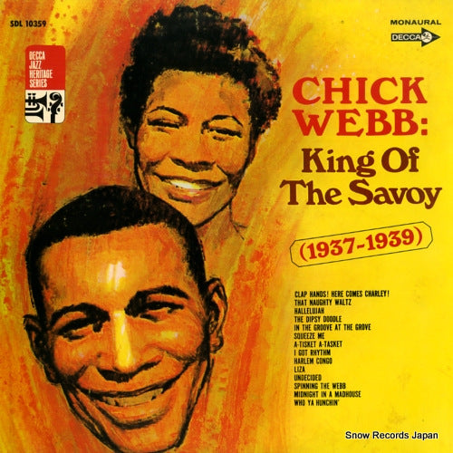 WEBB, CHICK king of savoy (1937-1939) SDL-10359