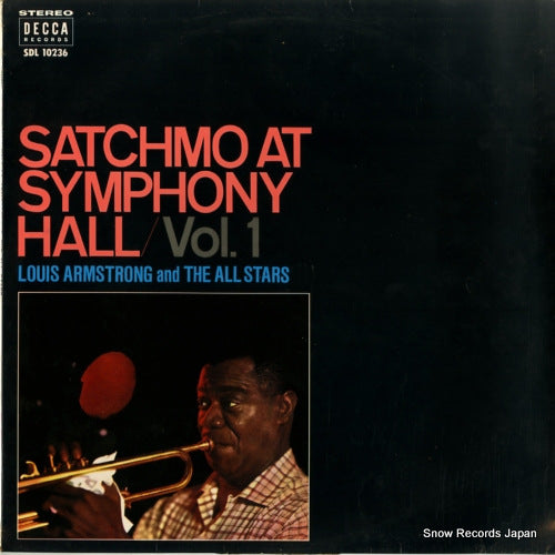 ARMSTRONG, LOUIS satchmo at symphony hall vol.1 SDL-10236
