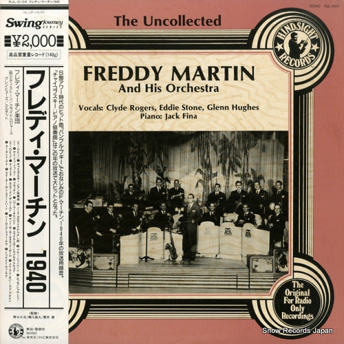 MARTIN, FREDDY the uncollected freddy martin and his orchestra 1940 RJL-3104