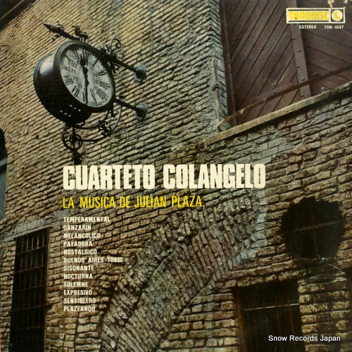 CUARTETO COLANGELO la musica de julian plaza TON-1047