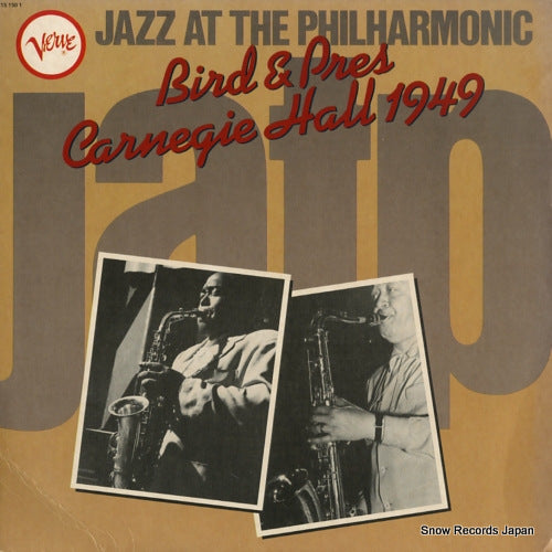 JAZZ AT THE PHILHARMONIC bird & pres carnegie hall 1949 8151501