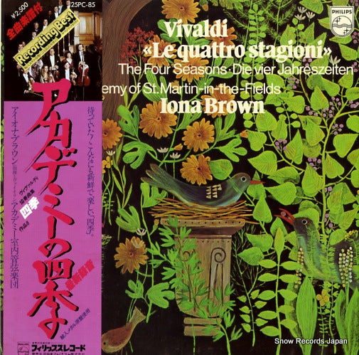 BROWN, IONA vivaldi; le quattro stagioni 25PC-85