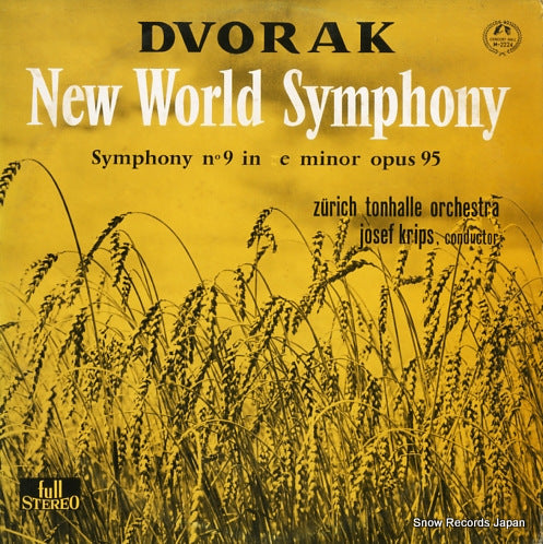 KRIPS, JOSEF dvorak; new world symphony SM-2224