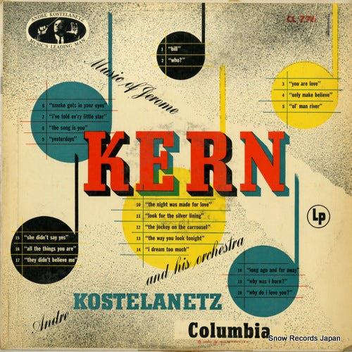 KERN, JEROME music of jerome kern CL776