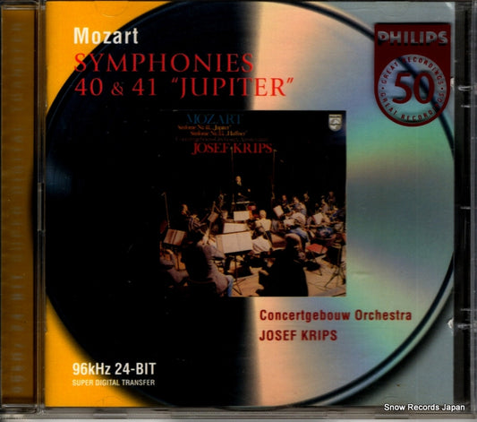 KRIPS, JOSEF mozart; symphonies 40 & 41 "jupiter" 464721-2