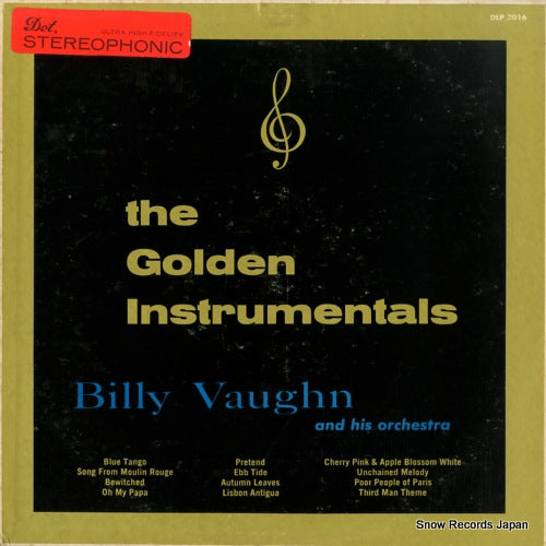 VAUGHN, BILLY the golden instrumentals DLP25016