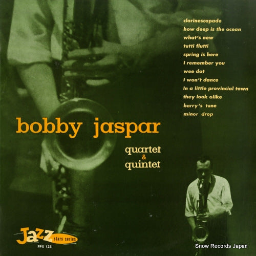 JASPAR, BOBBY bobby jaspar quintet FPX123