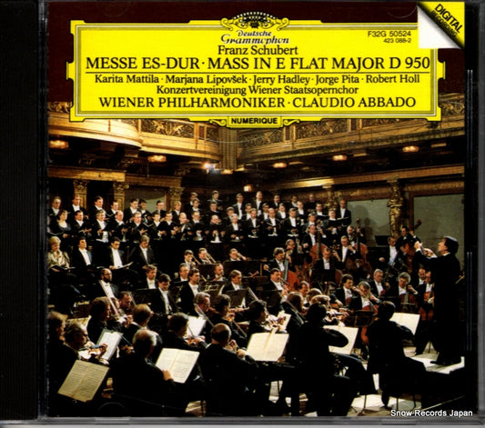 ABBADO, CLAUDIO schubert; messe es-dur mass in e flat major d950 F35G50524 / 423088-2