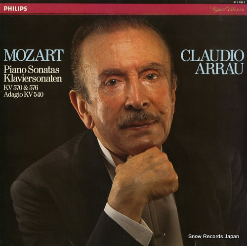 ARRAU, CLAUDIO mozart; piano sonatas 411136-1