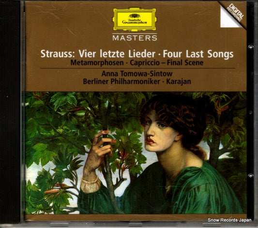 KARAJAN, HERBERT VON strauss; vier letzte lieder 445600-2
