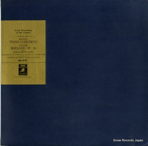 LONG, MARGUERITE ravel; piano concerto GR-2132