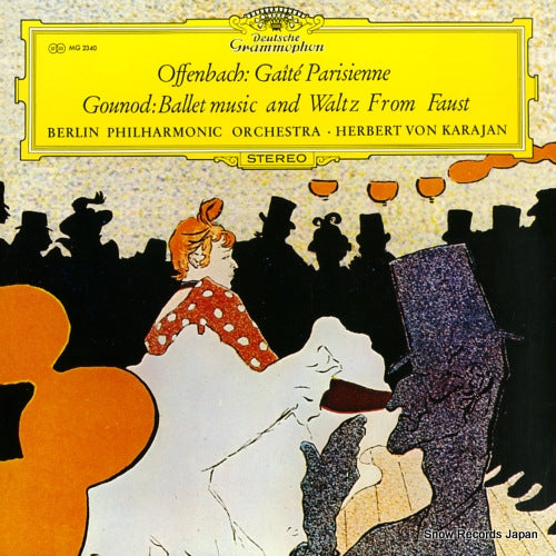 KARAJAN, HERBERT VON offenbach; gaite parisienne, gounod; ballet music and waltz from faust MG2340