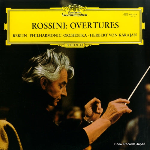 KARAJAN, HERBERT VON rossini; overtures MG2319