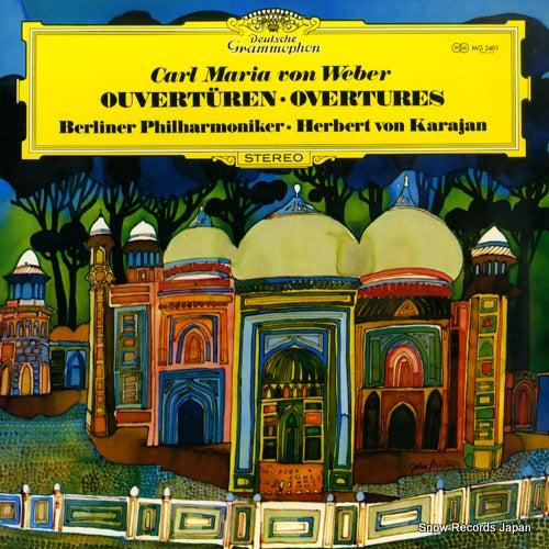 KARAJAN, HERBERT VON weber; overtures MG2401